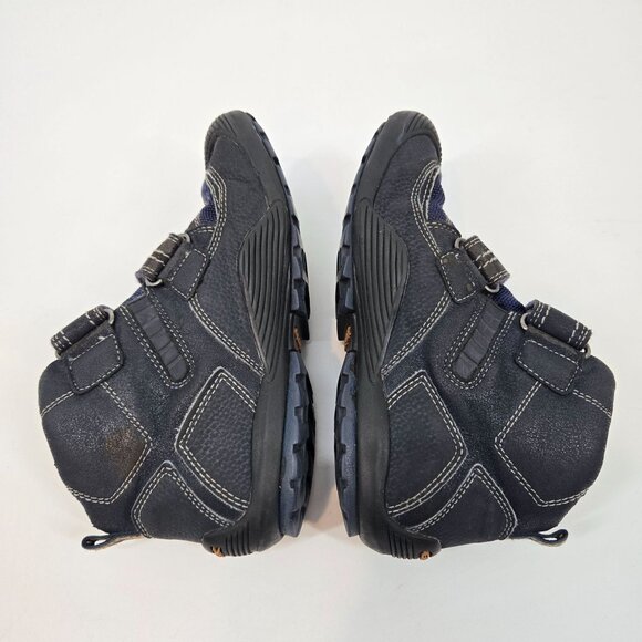 Geox Tex Savage Blue Waterproof Boots Hook & Loop Straps Boy's Size US 3 EU 34 - Picture 6 of 11